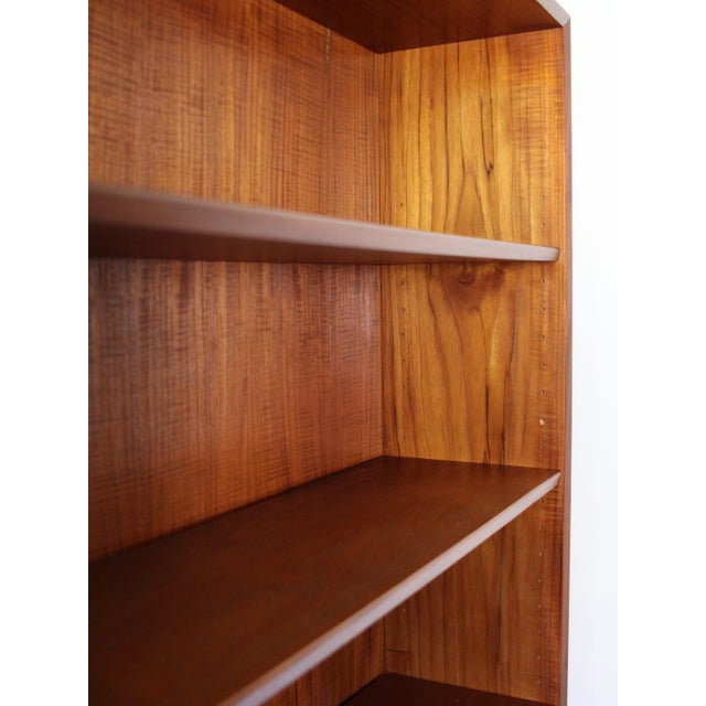 Wood Vintage Danish Modular Bookcase in Teak, 1960s For Sale - Image 7 of 9