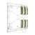 Mid-Century Modern Vintage Wrought Iron Dining Set – Painted Benjamin Moore Mountain Peak White For Sale - Image 3 of 10