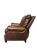 Pottery Barn James Roll Arm Top-Grain Leather Recliner Chair – Nailhead Trim, Classic Traditional Club Style, Dark Walnut Legs For Sale - Image 6 of 11