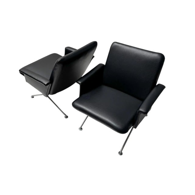 Mid-Century Modern No. 1432 Lounge Chairs by Andre Cordemeijer for Gispen, 1961, Set of 2 For Sale - Image 10 of 14