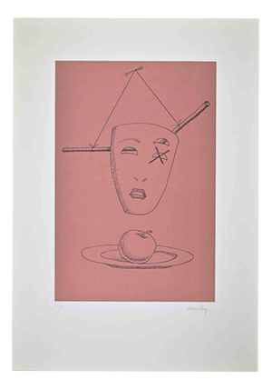 Man Ray, The Six Visible Masks, 1970s, Lithograph