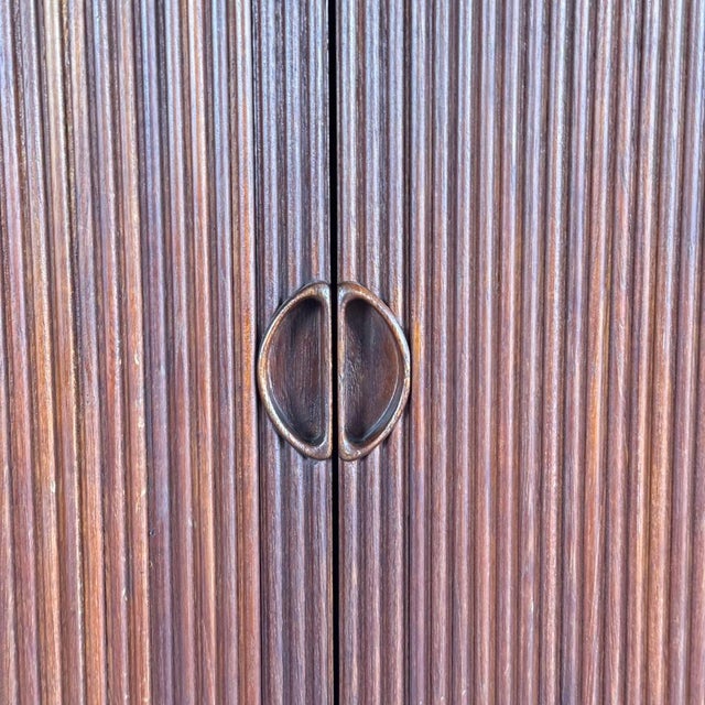 Peter Hvidt Danish Modern Tambour Credenza attributed to Peter Hvidt & Orla Mølgaard-Nielsen, 1960s For Sale - Image 4 of 18