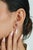 These stud earrings feature 1.11 carats of natural oval blue sapphires, set in 14K white gold. Each measuring...