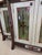 Coffee Diane Ross Signed Rustic Breakfront Credenza-Reclaimed Oak & Fused Glass Art For Sale - Image 8 of 18