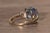 Metal The Eden Isle: Ladies Antique 14K White Gold Ring set with Spinel For Sale - Image 7 of 11