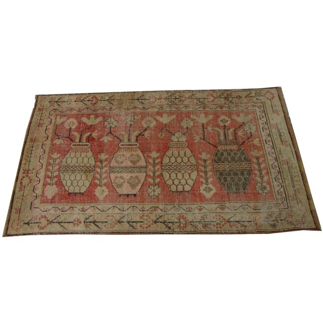 19th Century 19th Century Oriental Style Tribal Khotan Rug For Sale - Image 5 of 5
