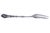 Silver Pickle Serving Fork with Two Prongs and Two Birds on Basket For Sale - Image 9 of 9