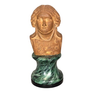 French Terracotta Bust of an Officer For Sale