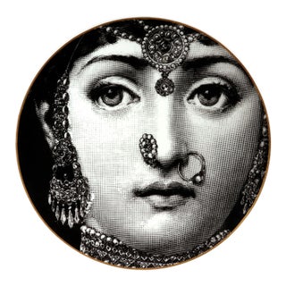 Piero Fornasetti for Rosenthal Themes & Variation Motiv 3, Indian Beauty For Sale