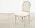 Set of Six Swedish Gustavian Style Painted Cane Dining Chairs For Sale - Image 9 of 18