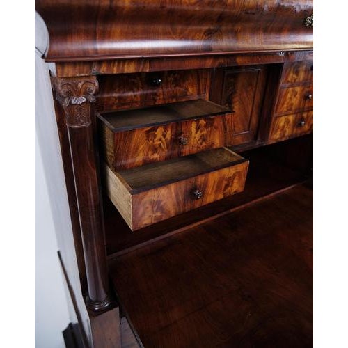 Secretaire in Mahogany For Sale - Image 5 of 12