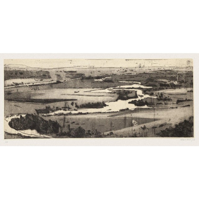 Mario Sasso, The Sea, Lithograph, 1983 For Sale