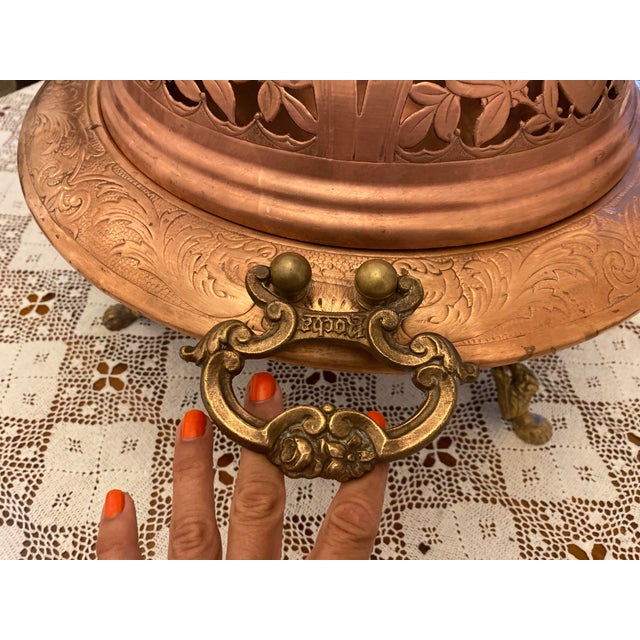 Vintage Copper Brazier, 1890s, Set of 3 For Sale - Image 14 of 18