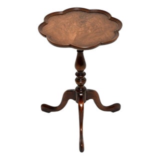 Antique Walnut Wine Table, 1910 For Sale