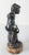 Figurative Silvered Metal Figure of a Boy Carrying Water For Sale - Image 3 of 11