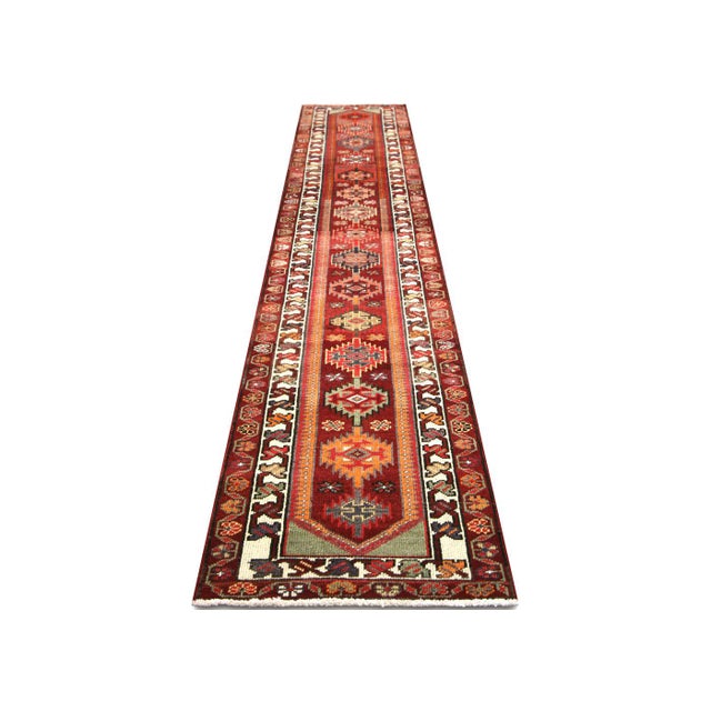 1960s Turkish Oushak Runner For Sale In Los Angeles - Image 6 of 6