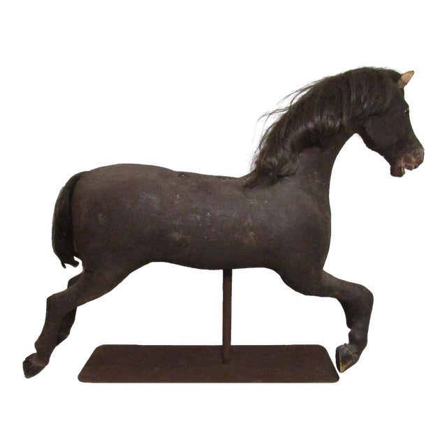 Antique Folk Art Horse Figure For Sale
