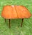 Biggs Furniture, Mahogany, Sheraton Style, Swivel and Hinged Flip Top Mechanism, Game Table, W/Hidden Drawer, Scalloped Edges, and Fluted Legs, 1950 For Sale - Image 9 of 12