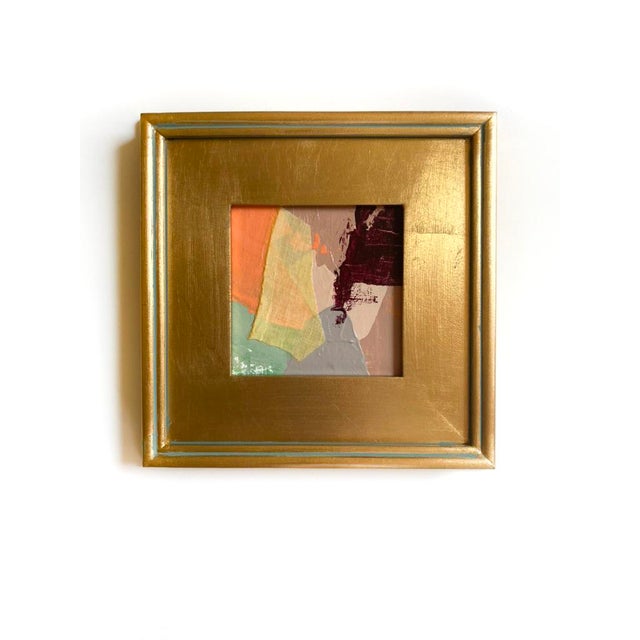 Abstract "Carrot and Ginger" Pair of 2026 Mixed Media Paintings by Jessalin Beutler For Sale - Image 3 of 7