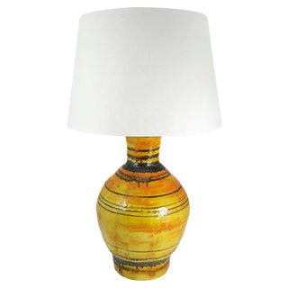 Large Mid-Century Ceramic Table Lamp by Zsuzsa Heller, 1970's For Sale