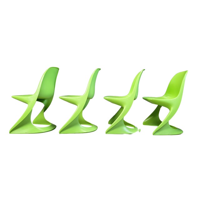 Casalino Dining Chairs by Alexander Begge for Casala, 1970s, Set of 4 For Sale