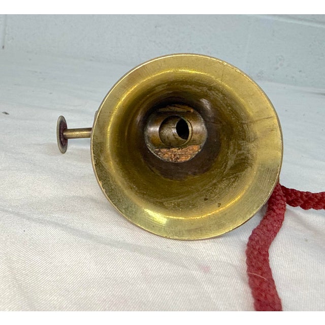 Brass Rare Antique 19th Century German Engraved Brass Silver Signal Horn Trumpet For Sale - Image 8 of 12