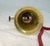 Brass Rare Antique 19th Century German Engraved Brass Silver Signal Horn Trumpet For Sale - Image 8 of 12