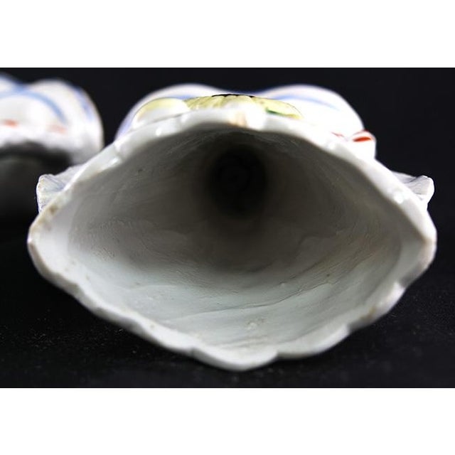 Antique Sunflower Spill Vases - a Pair For Sale - Image 9 of 12