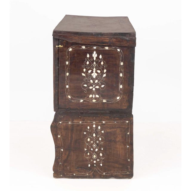 Syrian Mother-of-Pearl Inlaid Cabinet, 19th C. For Sale - Image 11 of 12