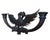 Black forest Candle holder with a big Eagle carved with Two handle For holding candel Each Hand can hold three candel On...