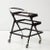 Black 1950s Cesare Lacca Modernist 3 Tier Bar Cart For Sale - Image 8 of 13