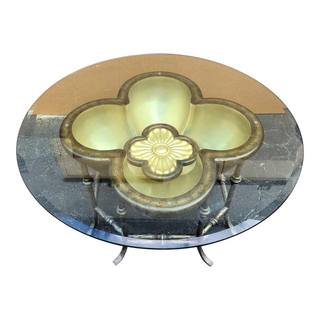Lotus Flower Cocktail Table Indoor Outdoor For Sale