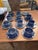 Stone Vintage Collection of Bennington Blue Agate Cups and Saucers For Sale - Image 7 of 14