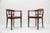 Mid-Century Modern Vintage German Art Deco Armchairs in Wood and Leather, 1930s, Set of 2 For Sale - Image 3 of 17