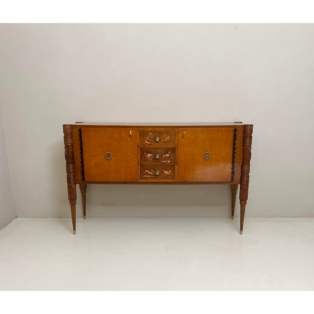 Wood Sideboard by Pier Luigi Colli, 1940s For Sale - Image 7 of 7