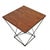2020s Axis Reclaimed Wood Side Table For Sale - Image 5 of 6