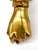 Vintage Brass Hand Door Knocker – Victorian Style Clenched Hand – Georgian Revival Hardware For Sale - Image 13 of 13