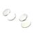 1990s Pair of Tiffany & Co Estate Cufflinks Silver For Sale In New York - Image 6 of 6