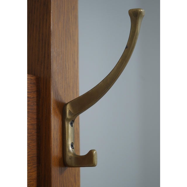 Mission Stickley Mission Oak Coat Rack Hall Tree For Sale - Image 3 of 9