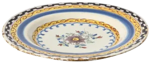 Dutch Polychromed Delftware Plate, 1800s