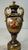 Victorian Antique Hand Painted Royal Vienna Porcelain Cobalt Gold Lidded Vase Mini Urn For Sale - Image 3 of 18