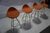 Orange Onda Swivel Kitchen Stools by Jesús Gasca for Stua in Orange - Pair For Sale - Image 8 of 17