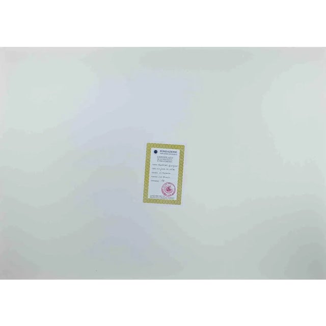 Contemporary Martine Goeyens, Pink Blossoms, Original Lithograph, 2000s For Sale - Image 3 of 4