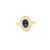 Vintage 18k Gold, Sapphire, and Diamond Cocktail Ring For Sale - Image 11 of 12