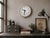 This vintage Edwards electric wall clock embodies the clean, functional aesthetic of mid-century industrial design....