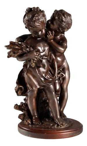 Auguste Moreau, Children, 20th Century, Bronze