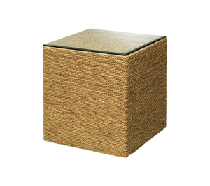 Jamie Young Captain Seagrass Square Side Table