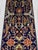 Textile Blue Afghan Sultani Natural Dye Wool Runner Rug, Persian Bijar Design, 2′9″ × 13′2″ For Sale - Image 7 of 18