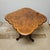 Antique English Burled Walnut Cloverleaf Drop-Leaf Table on Casters For Sale - Image 4 of 10