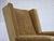 Vintage Danish Highback Chair in Yellow Furniture Velour, 1970s For Sale - Image 10 of 18